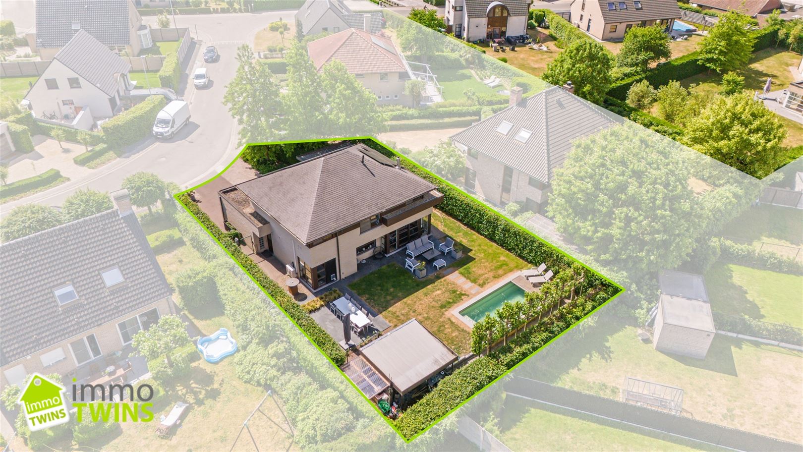 Luxueuze open bebouwing met zwembad op toplocatie in Berlare foto 4
