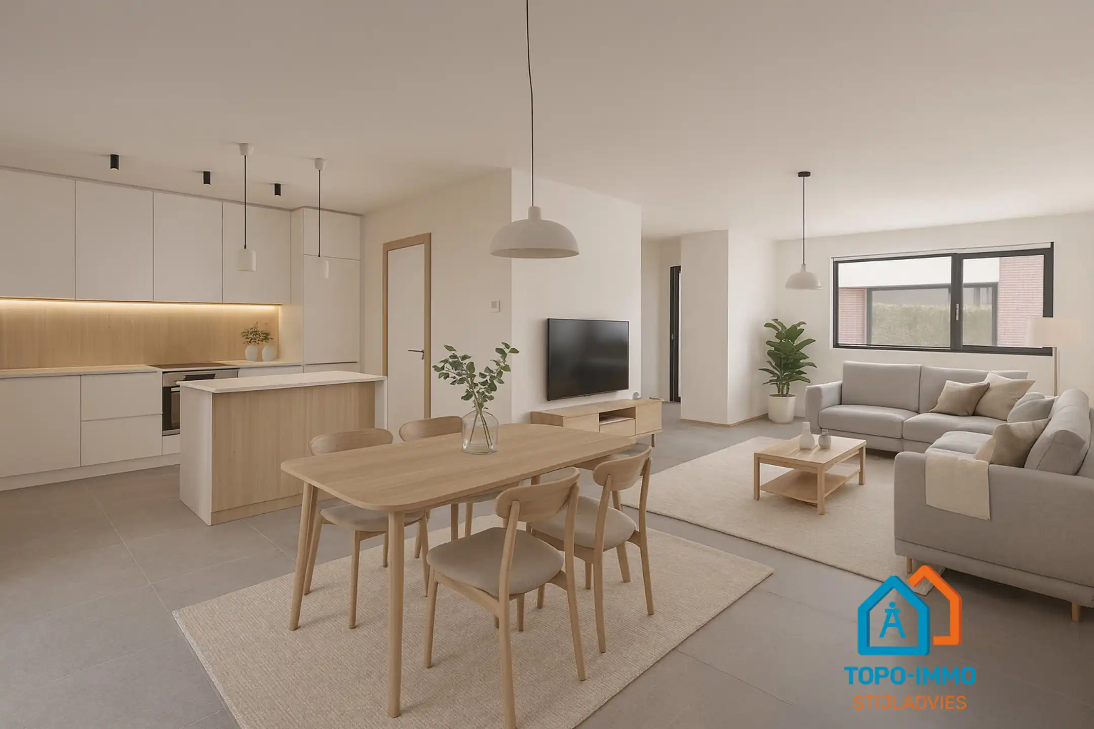 Nieuwbouwwoning met drie slaapkamers, tuin en terras foto {{pictureIndex}}