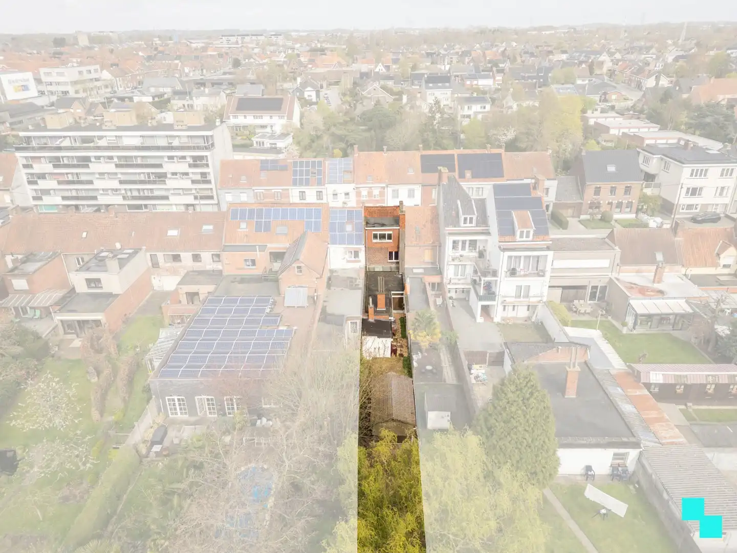 Woning met diepe zuidgerichte tuin (+ optionele garagebox) - centrum Roeselare foto 24