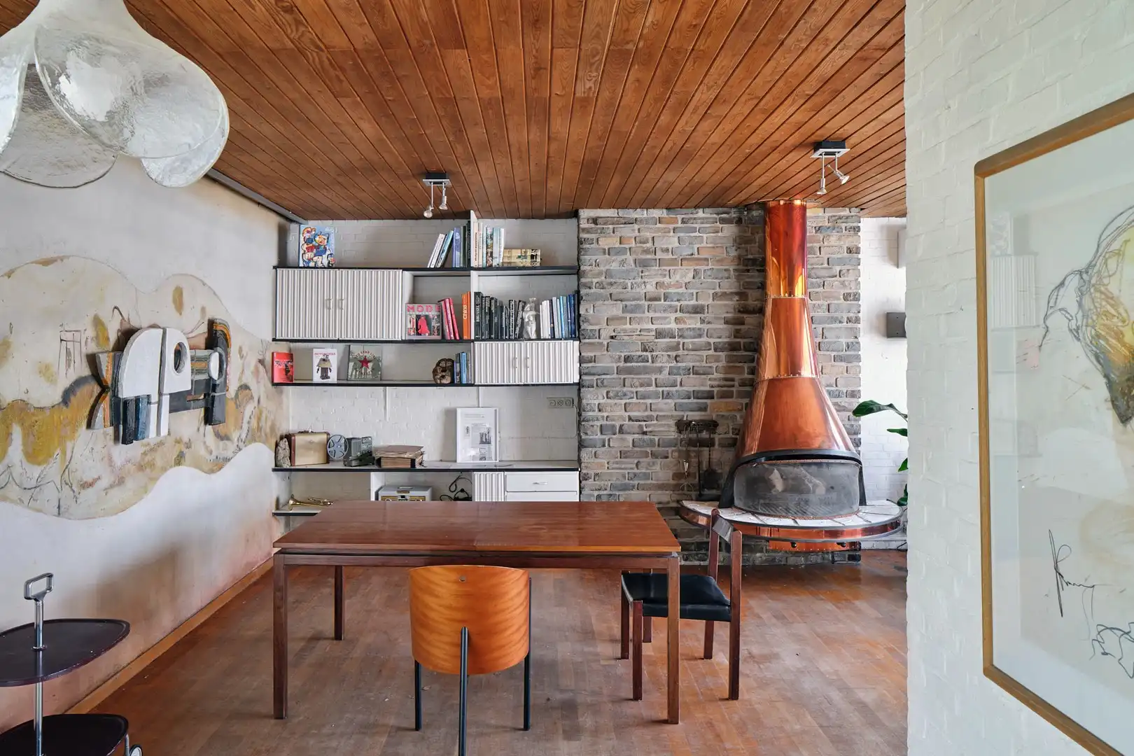 Organische architecten- en kunstenaarswoning foto 15