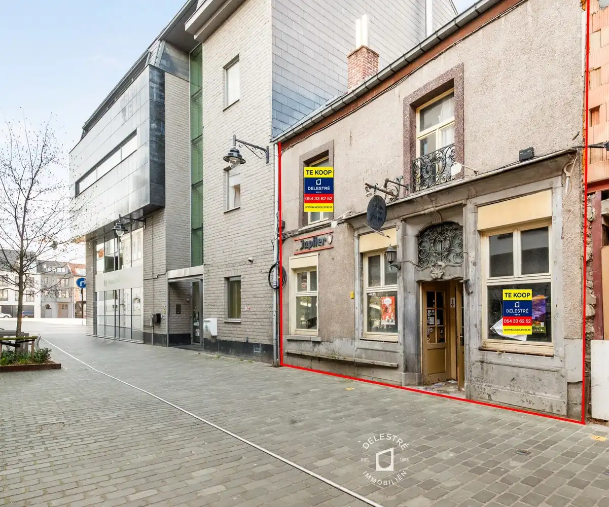 Handelshuis 'DE GENIEPEGEN DRAUK' met tal van mogelijkheden in hartje Aalst foto {{pictureIndex}}