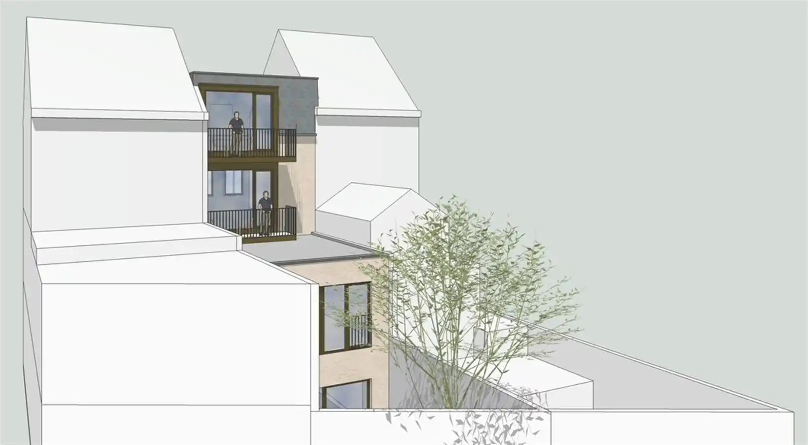 VERGUND RENOVATIEPROJECT MET 3 WOONEENHEDEN bij Zoo foto 3