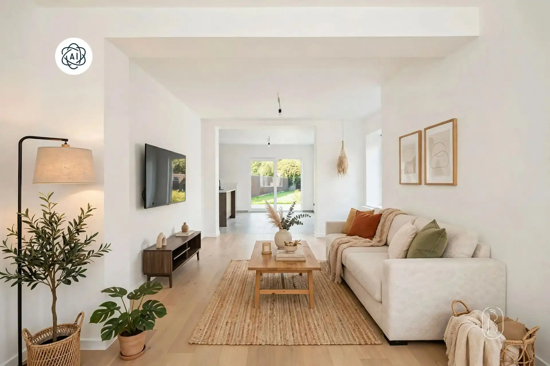 Charmant gerenoveerde woning met grote aangename tuin en handige oprit. foto 9