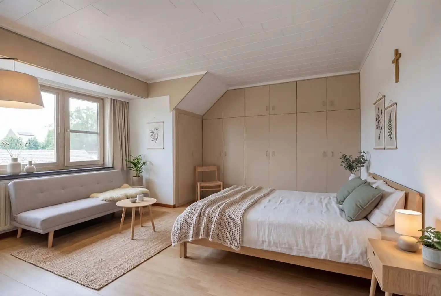 Vrijstaande woning met 4 slaapkamers, ruime tuin en garage op een riant perceel van 9a99ca, rustig gelegen nabij het centrum van Maaseik.  foto 13