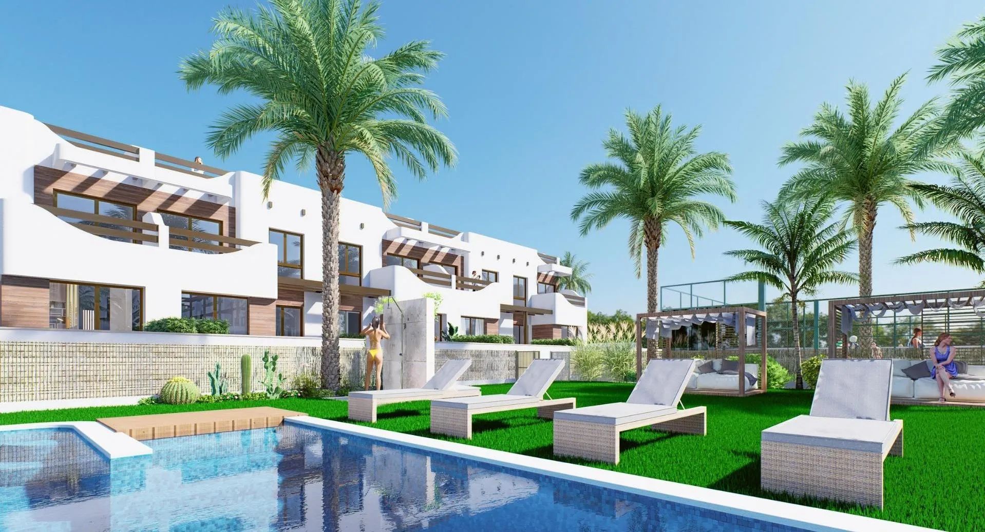 Modern wonen op wandelafstand van het strand - nieuwe appartementen met solarium of tuin foto {{pictureIndex}}