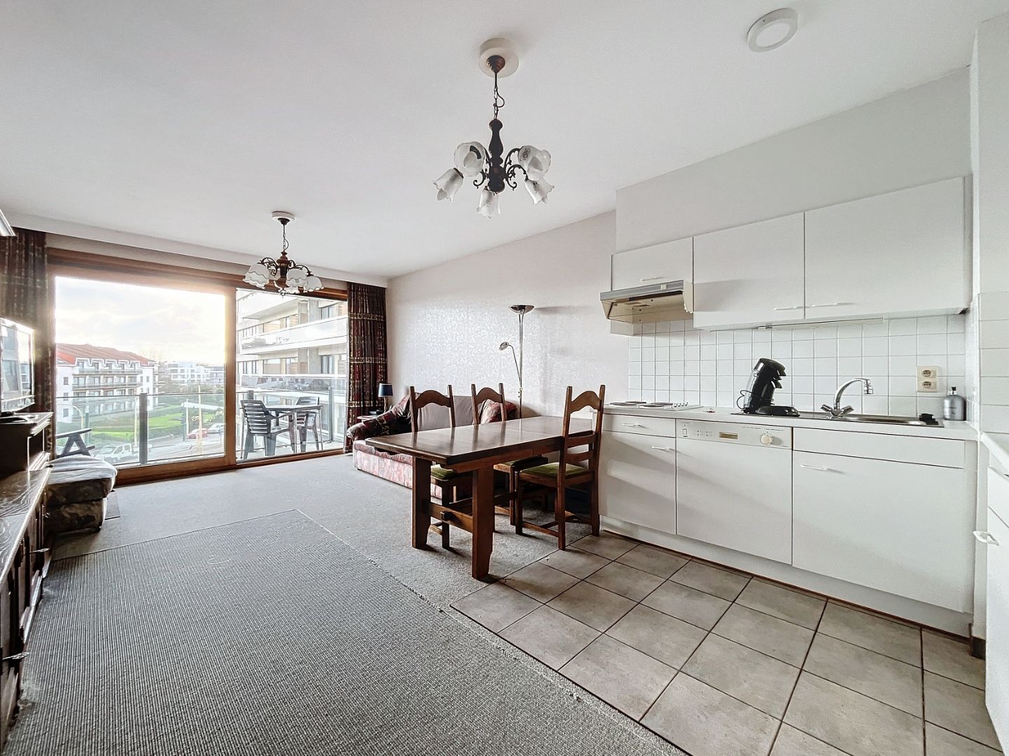 Appartement éen slaapkamer én slaaphoek op 200m van zee foto 3