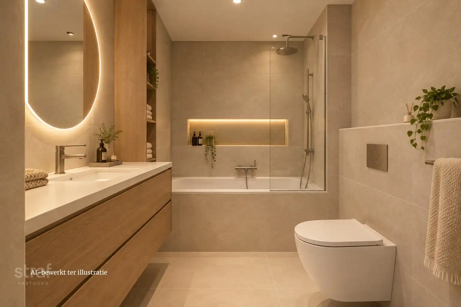 Te renoveren 3-slaapkamerappartement  in de Panorama Tower op Linkeroever foto 11