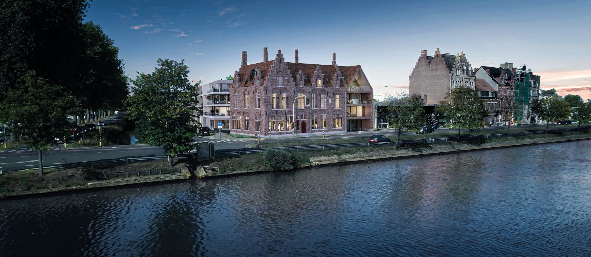 Hectaar realiseert Residentie De Gendarmerie: een modern nieuwbouwproject in combinatie met een klasse volle renovatie op de hoek van de Sint-Pieterskaai met de Vaartstraat te Brugge. foto 3