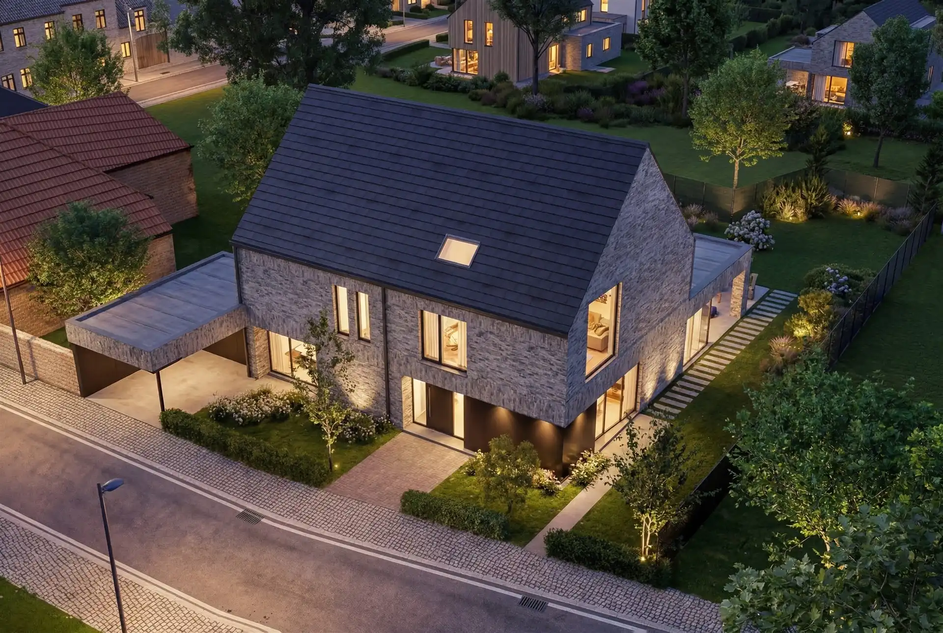 Hoogwaardige casco nieuwbouwwoning met carport in Berlare foto 8