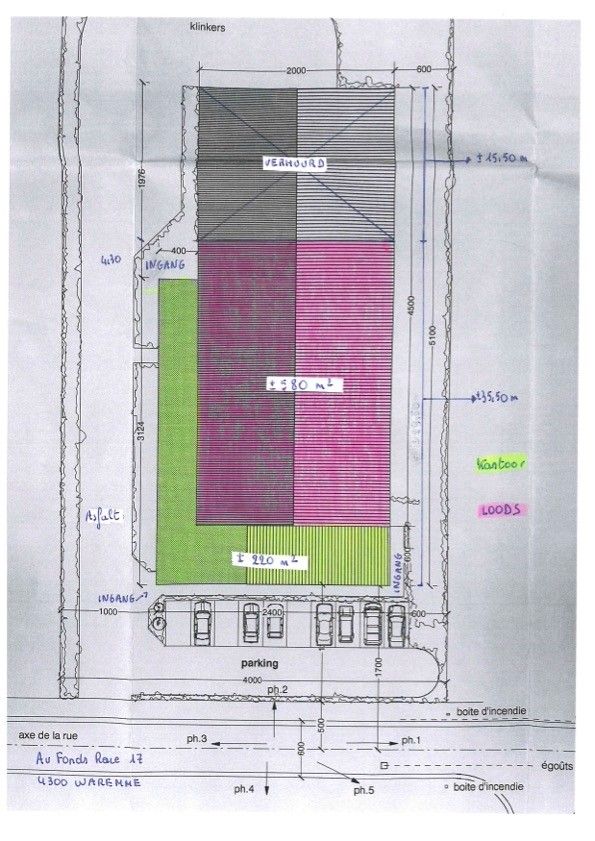 Bedrijfshal met kantoorruimte TE HUUR/ A LOUER entrepôt industriel complet avec des bureaux foto 8