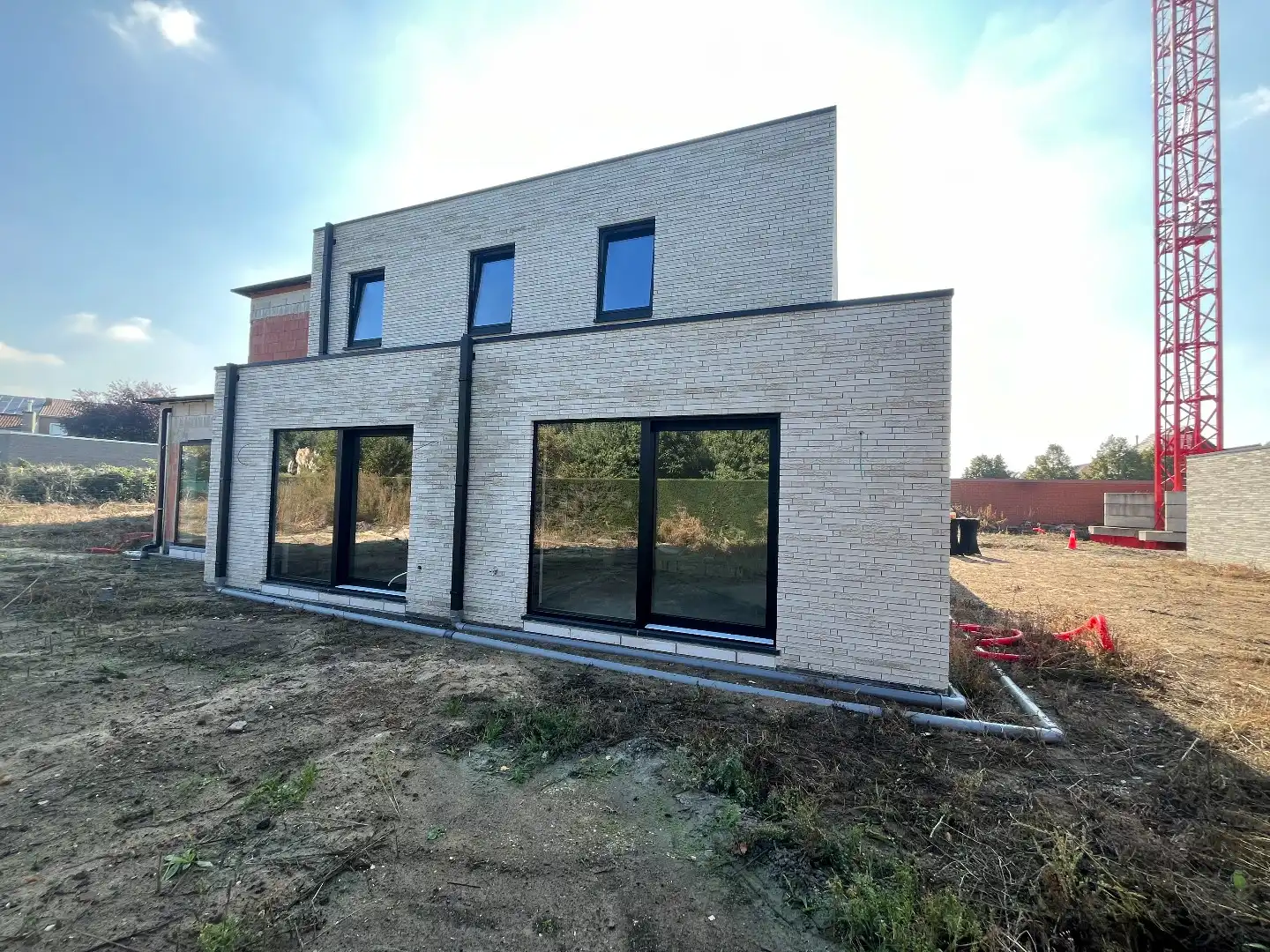 Moderne woning in kleinschalig woonerf te Sijsele foto 5