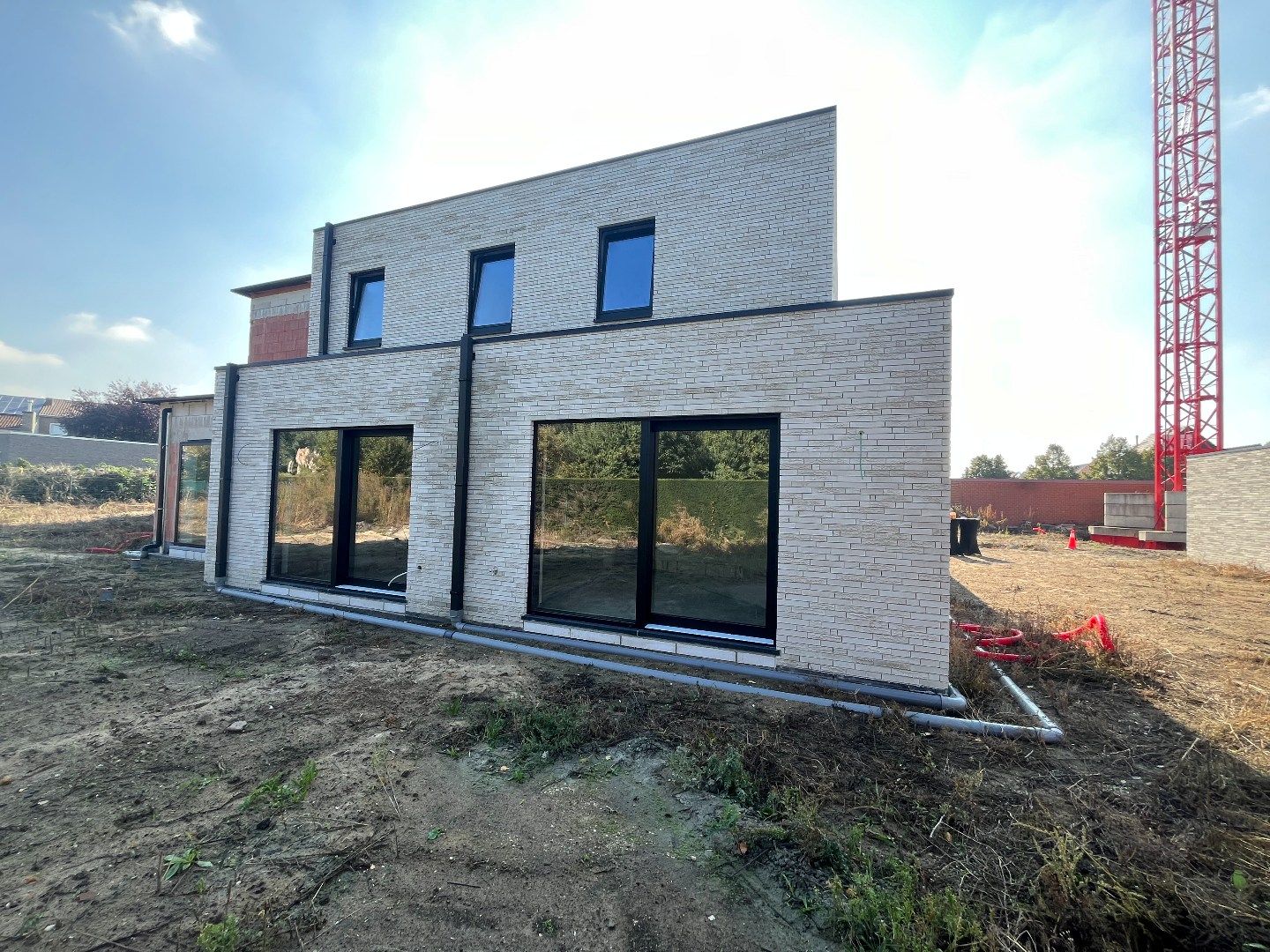 Moderne woning in kleinschalig woonerf te Sijsele foto 5