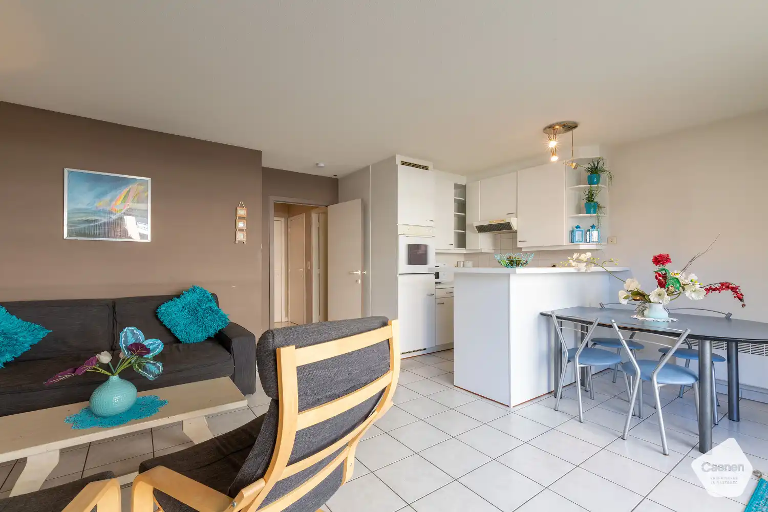 Zeer ruime studio met afgesloten slaaphoek te Nieuwpoort-Bad foto 3