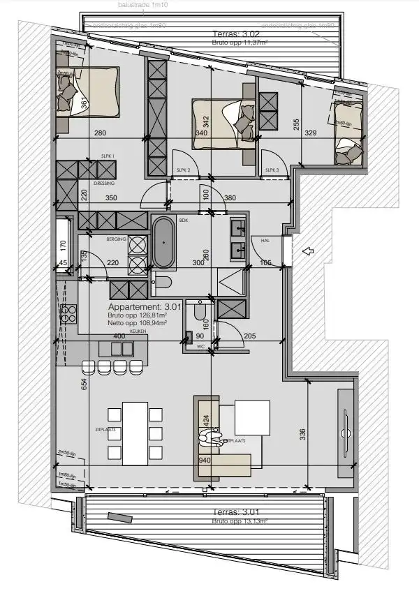 Recent appartement op topligging  TE HUUR in centrum Waregem! foto 25
