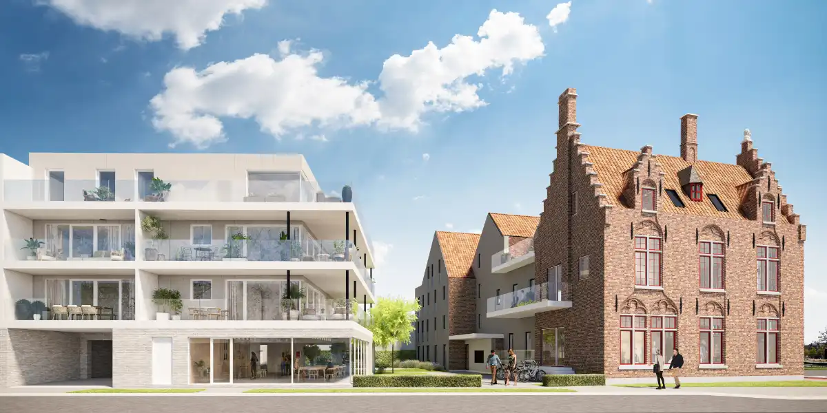 Instapklaar en hoogwaardig afgewerkt 3-slaapkamerappartement in Brugge. foto {{pictureIndex}}