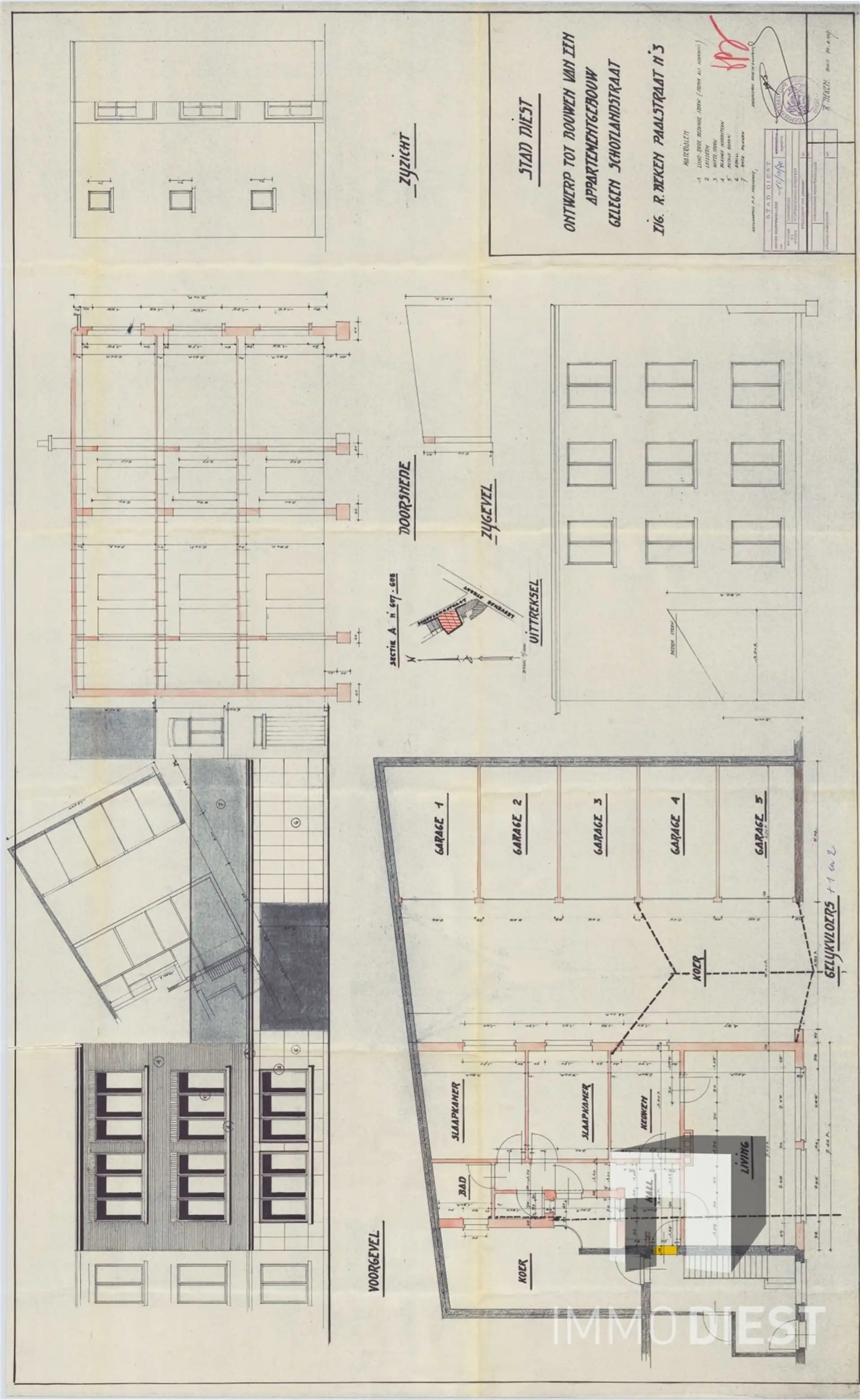 Handelsgelijkvloers met woonst en garages foto 15