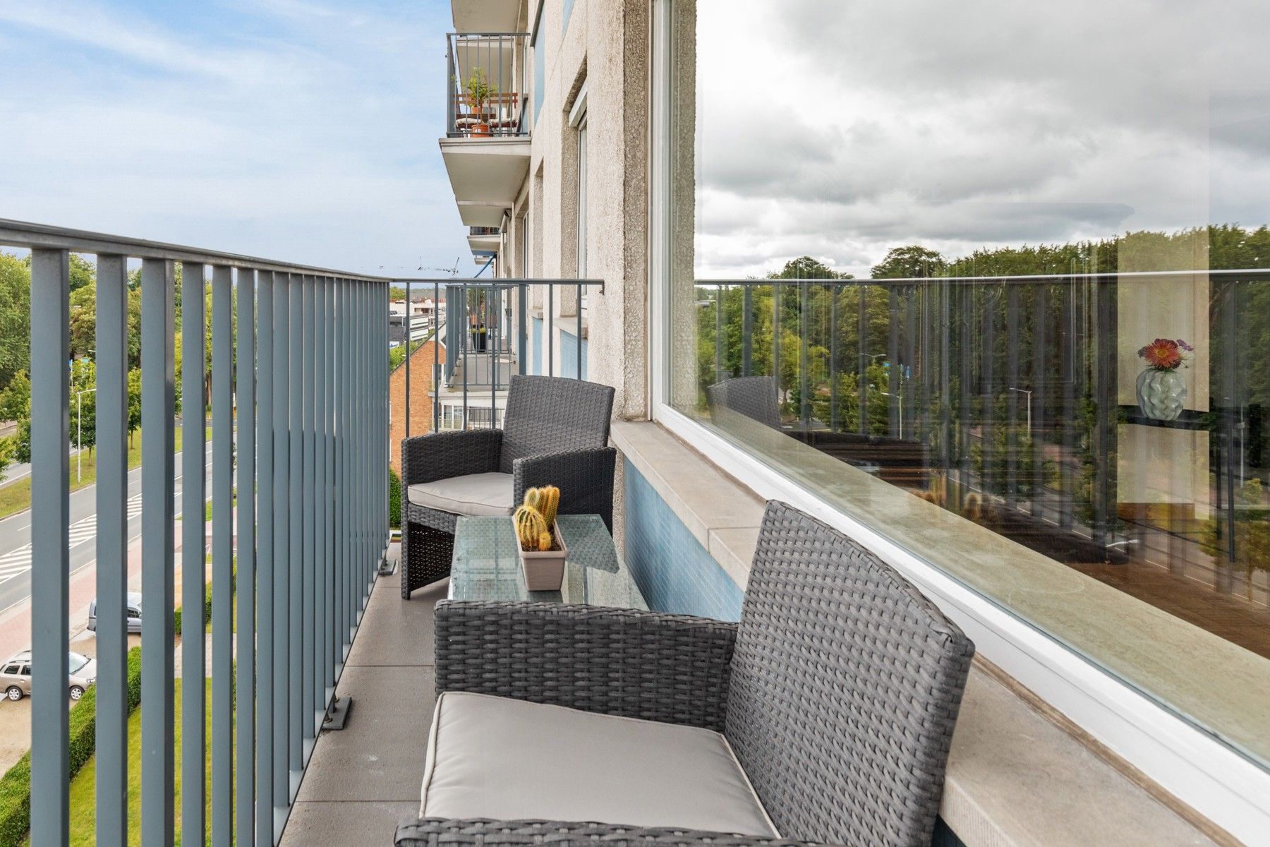 Lichtrijk hoekappartement op 5de verdiep met prachtig uitzicht en terras foto 7