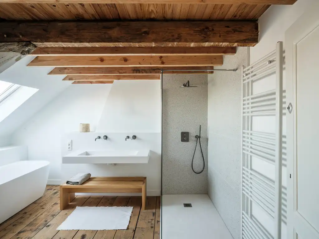 Klassevolle herenwoning met interieur van Peter Ivens & Bea Mombaers, volwassen stadstuin, inpandige garage en uitzonderlijk zicht op de Visserij. foto 31