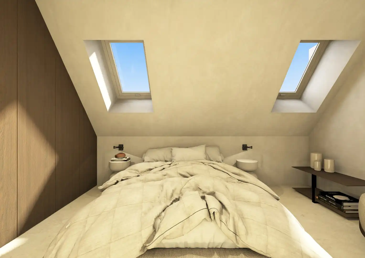 NIEUWBOUW 2/3 SLPK DUPLEX APP MET ZEEZICHT  foto 16