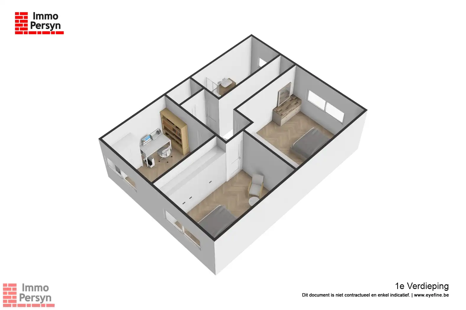 Energiezuinige recente gezinswoning  met 3 slaapkamers, garage en tuin te Leopoldsburg foto 28
