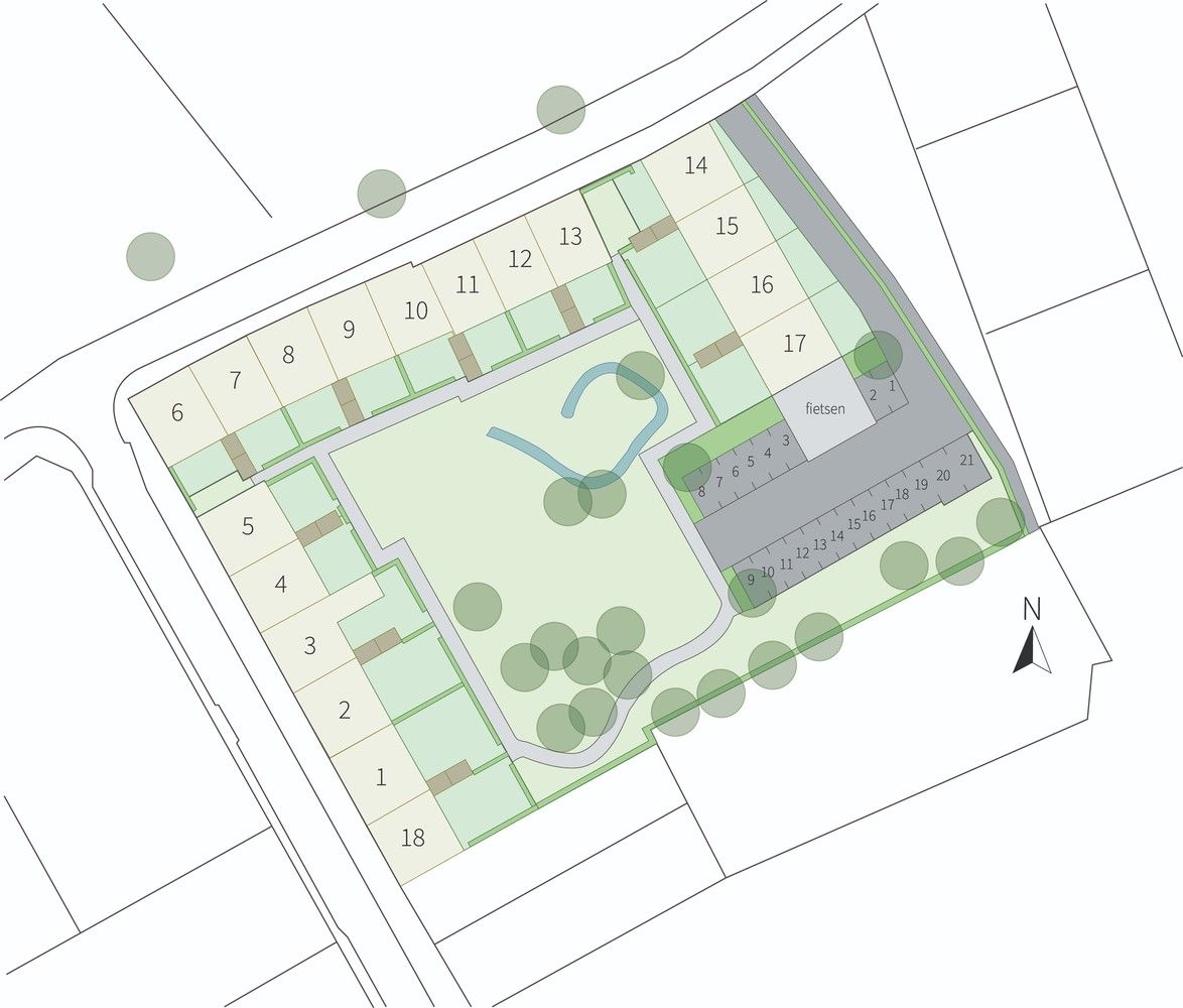 BEAUVOORDE: Woonomgeving De Lelie: 18 nieuwbouwwoningen in het landelijke en historische Beauvoorde foto 9