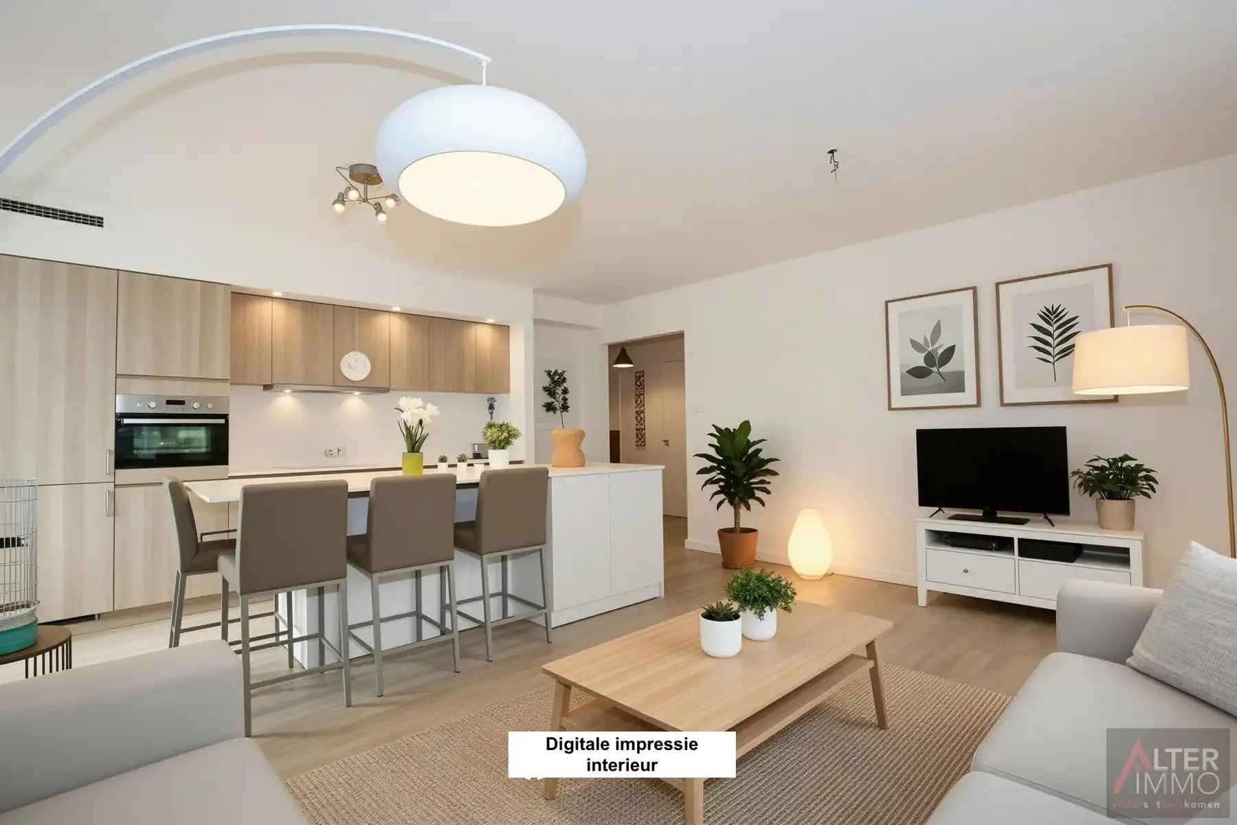 Gelijkvloers appartement, uitzonderlijk gunstige ligging! foto 3