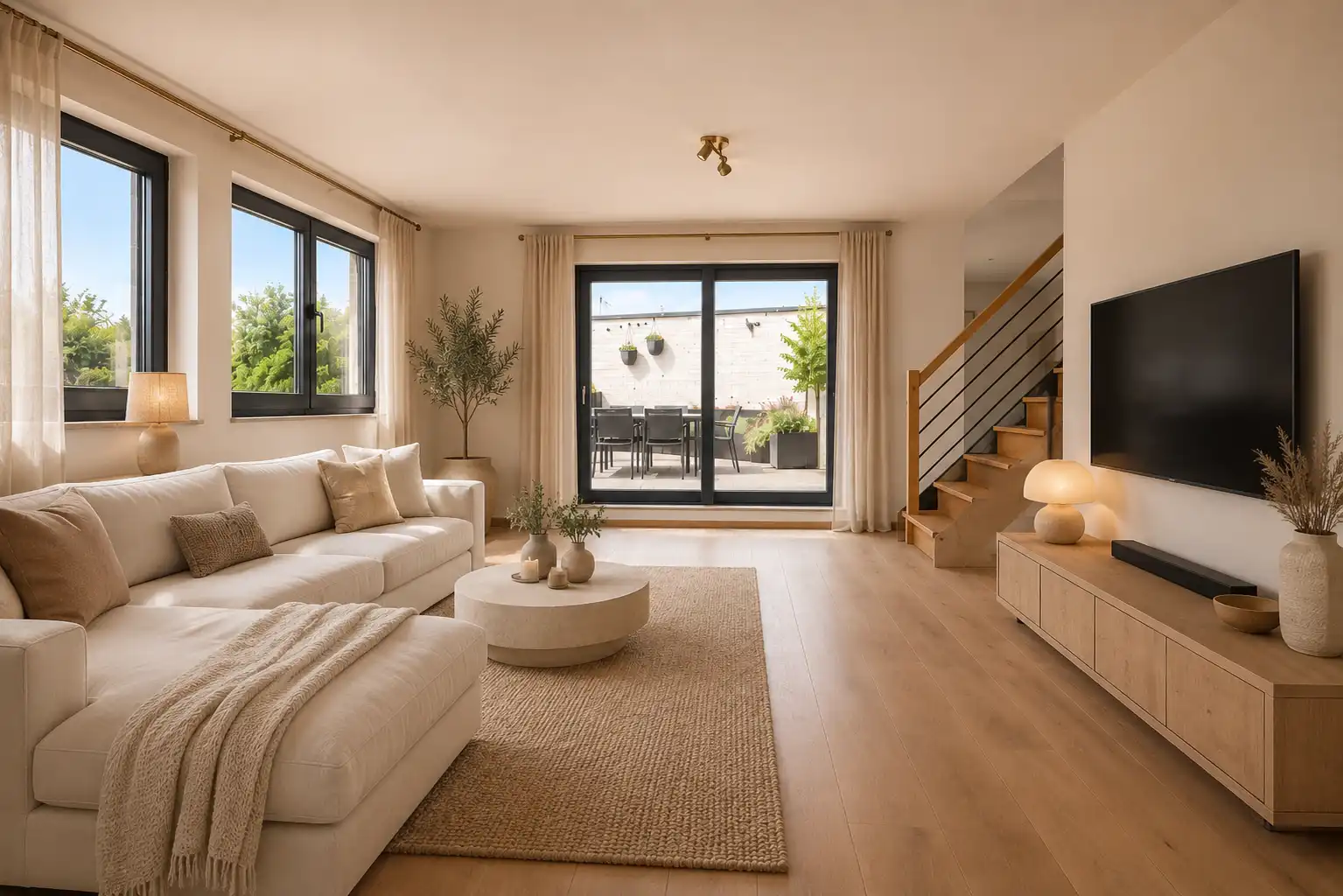 Ruim penthouse met 5 slaapkamers, 2 zuid terrassen en garage foto 14