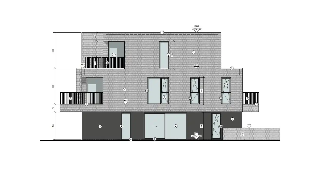 Nieuwbouwproject: gelijkvloers 2-slaapkamerapp met tuin en terras foto 4