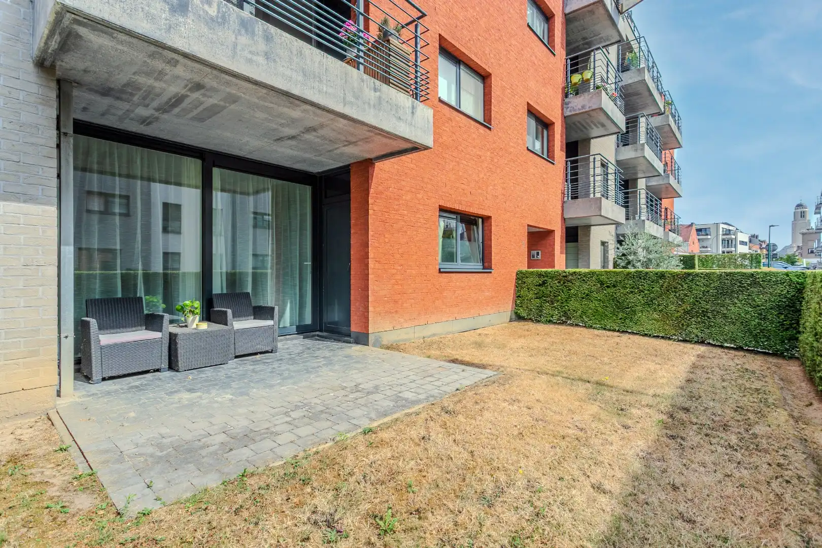 Energiezuinig glv-appartement (70m²) met tuin, berging en autostpl. te Halle foto 12