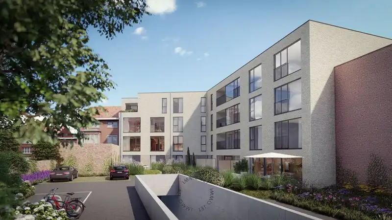 Gelijkvloers nieuwbouwappartement met terras en 1 slaapkamers foto 3