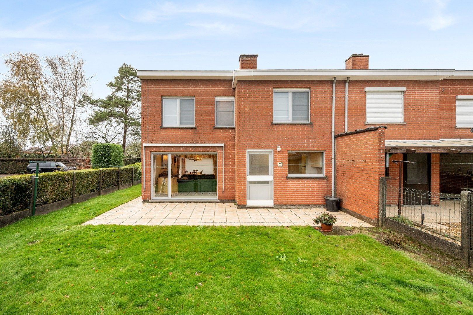 Halfopen woning met 4 slaapkamers, garage met oprit en zuidgerichte tuin in Dadizele-centrum foto 17