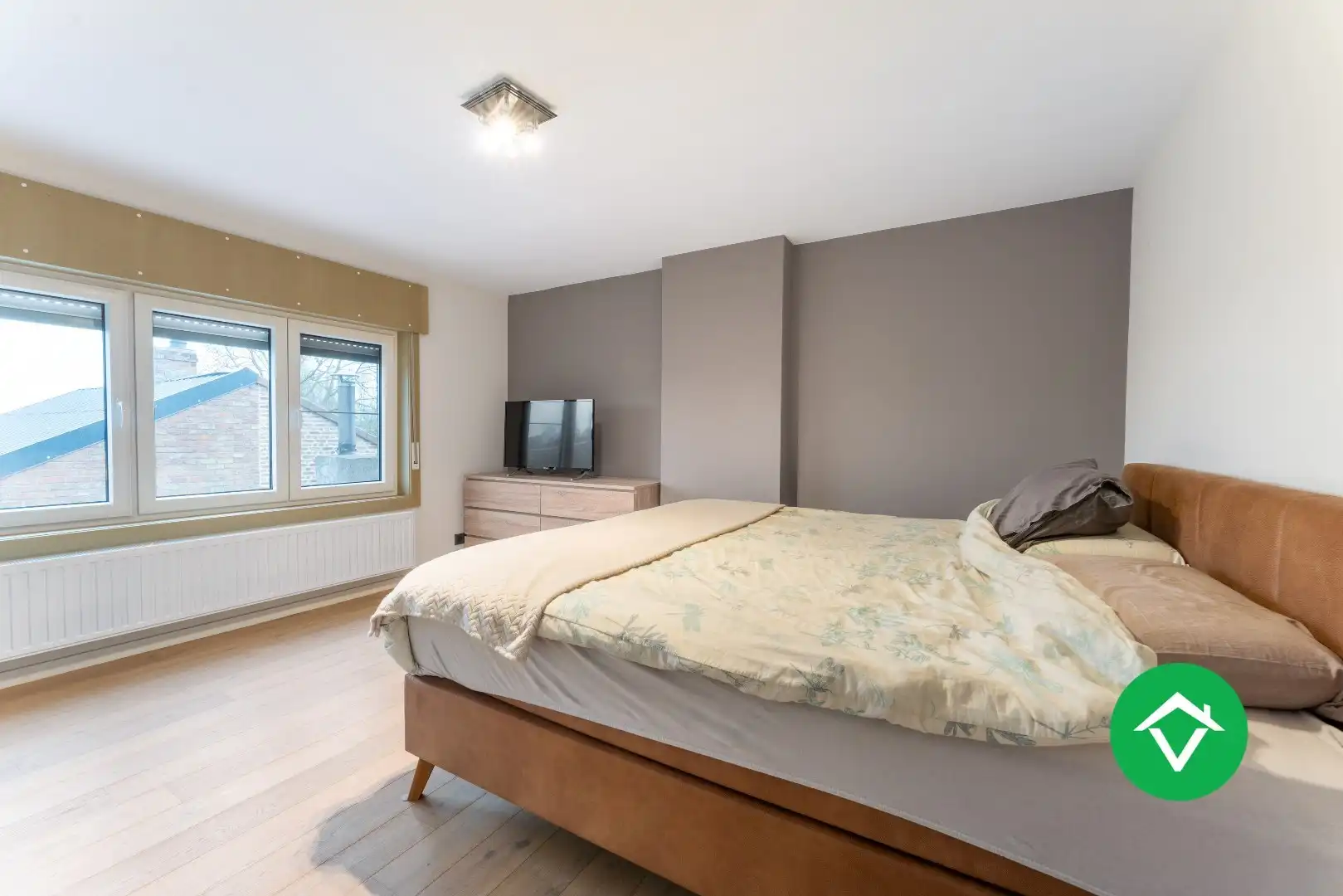 Instapklare woning met 2 slaapkamers en zicht op de groene velden te Eernegem foto 18