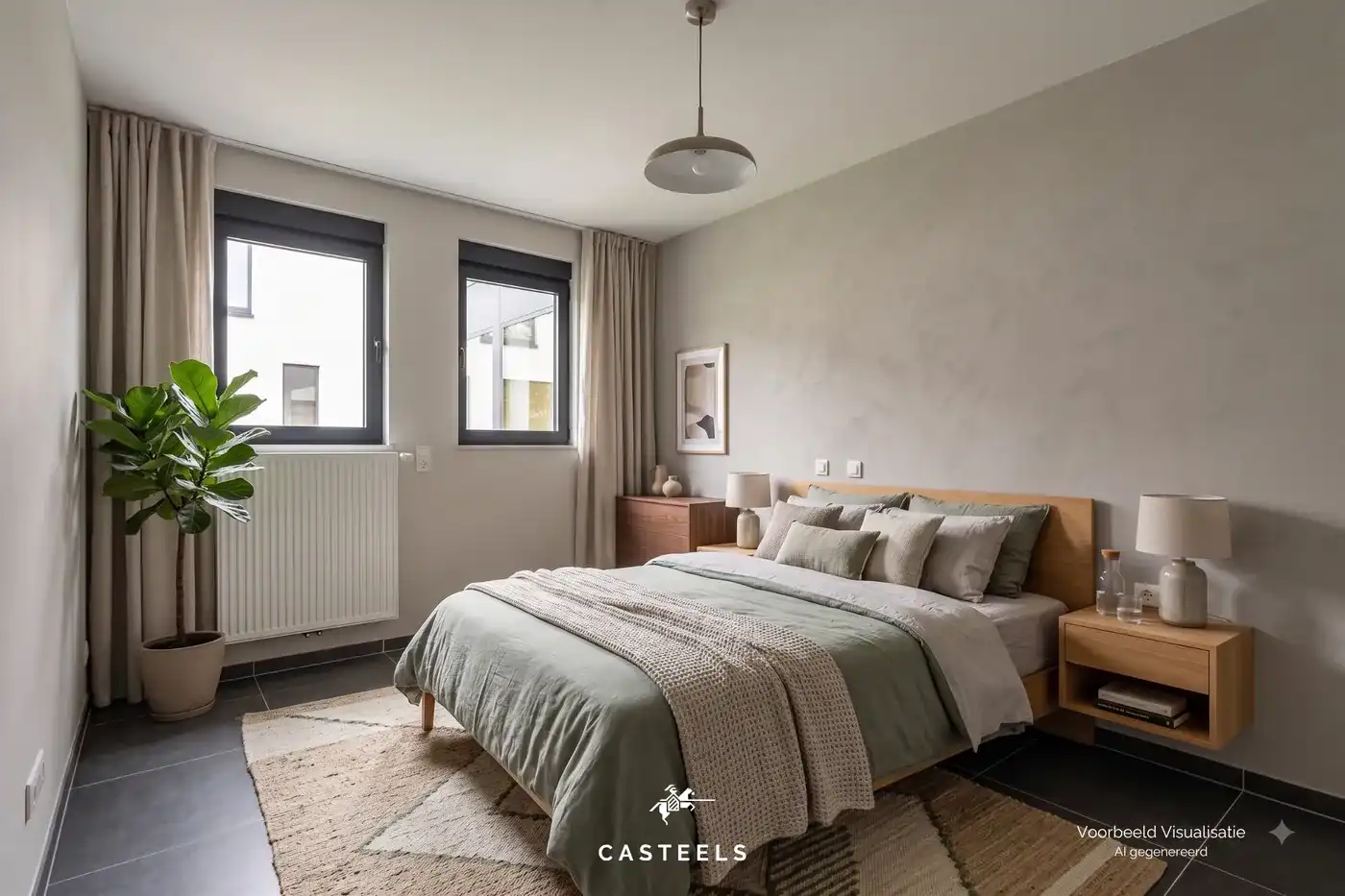 Lichtrijk appartement met grote gemeenschappelijke tuin foto 10