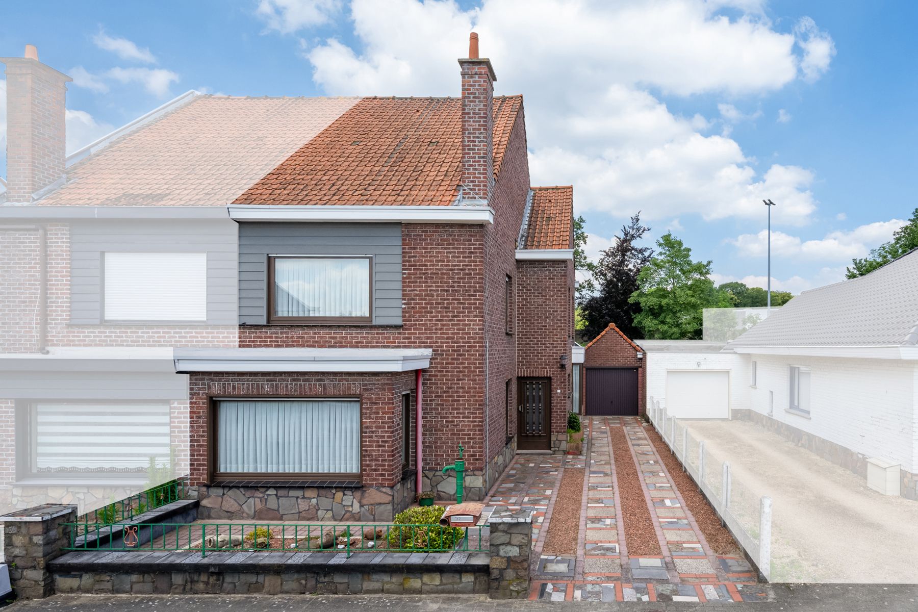 Te renoveren halfopen bebouwing met tuin en garage foto 1