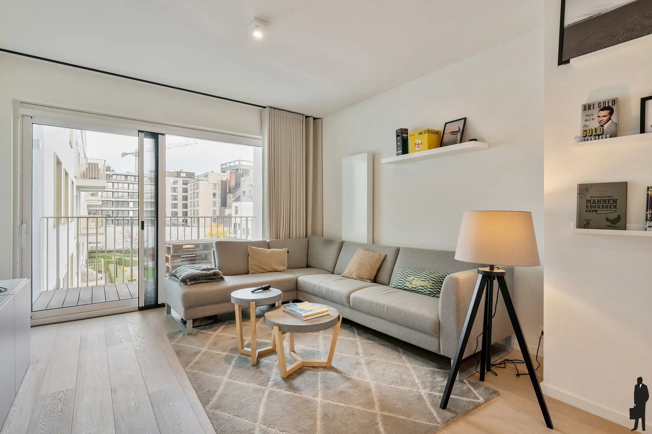 Licht 2-slpk appartement met 2 terrassen in Residentie Leopold foto 9