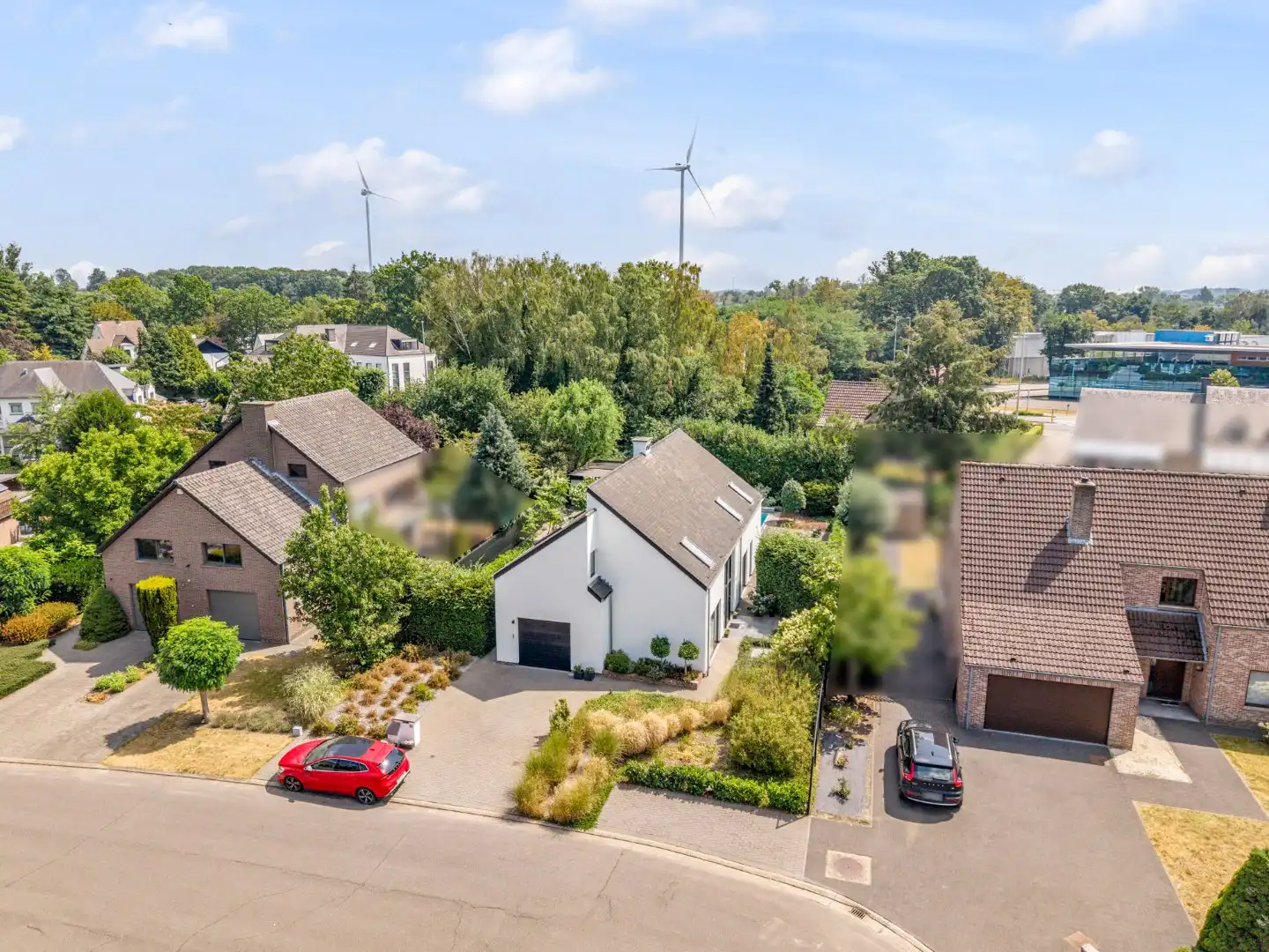 Moderne architectenwoning met mooie tuin en zwembad, 5 slaapkamers in Hasselt, OB op 8a12ca in doodlopende straat foto 40
