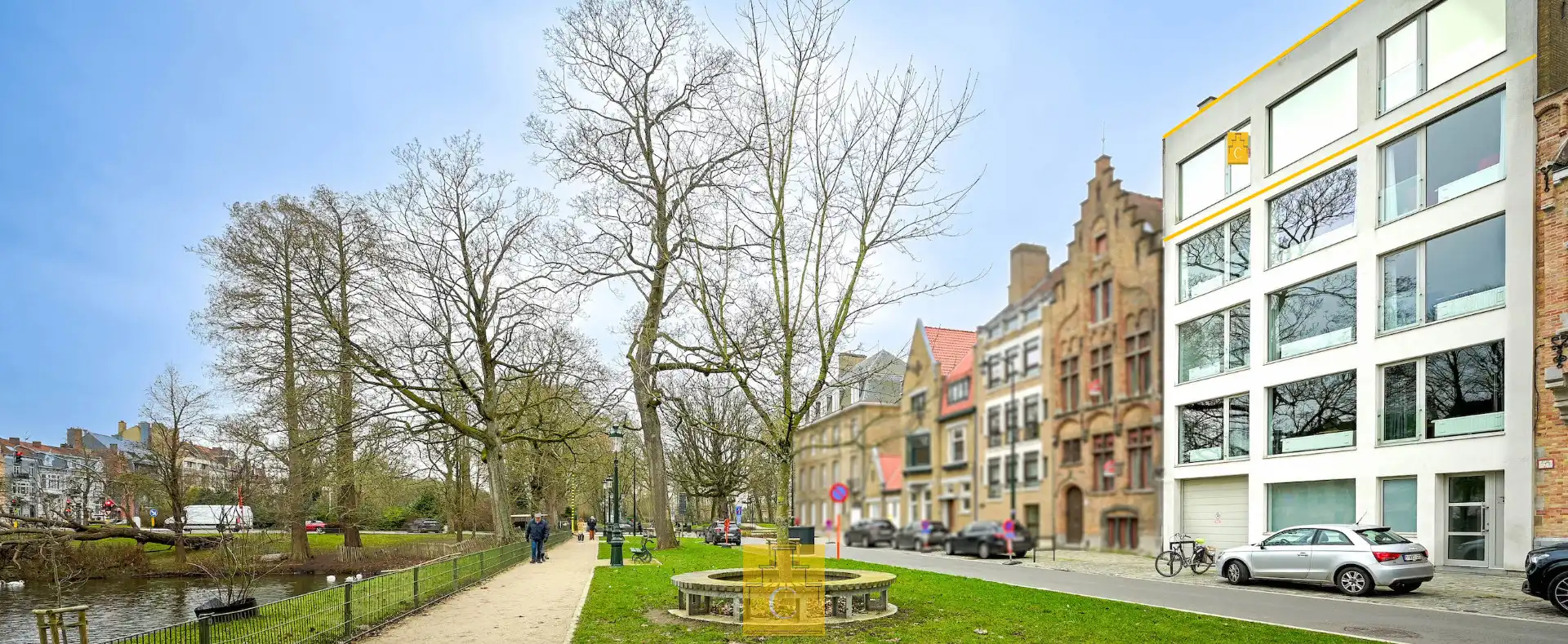 knappe penthouse met zicht op 't Stil Ende en het Graaf Visartpark foto {{pictureIndex}}