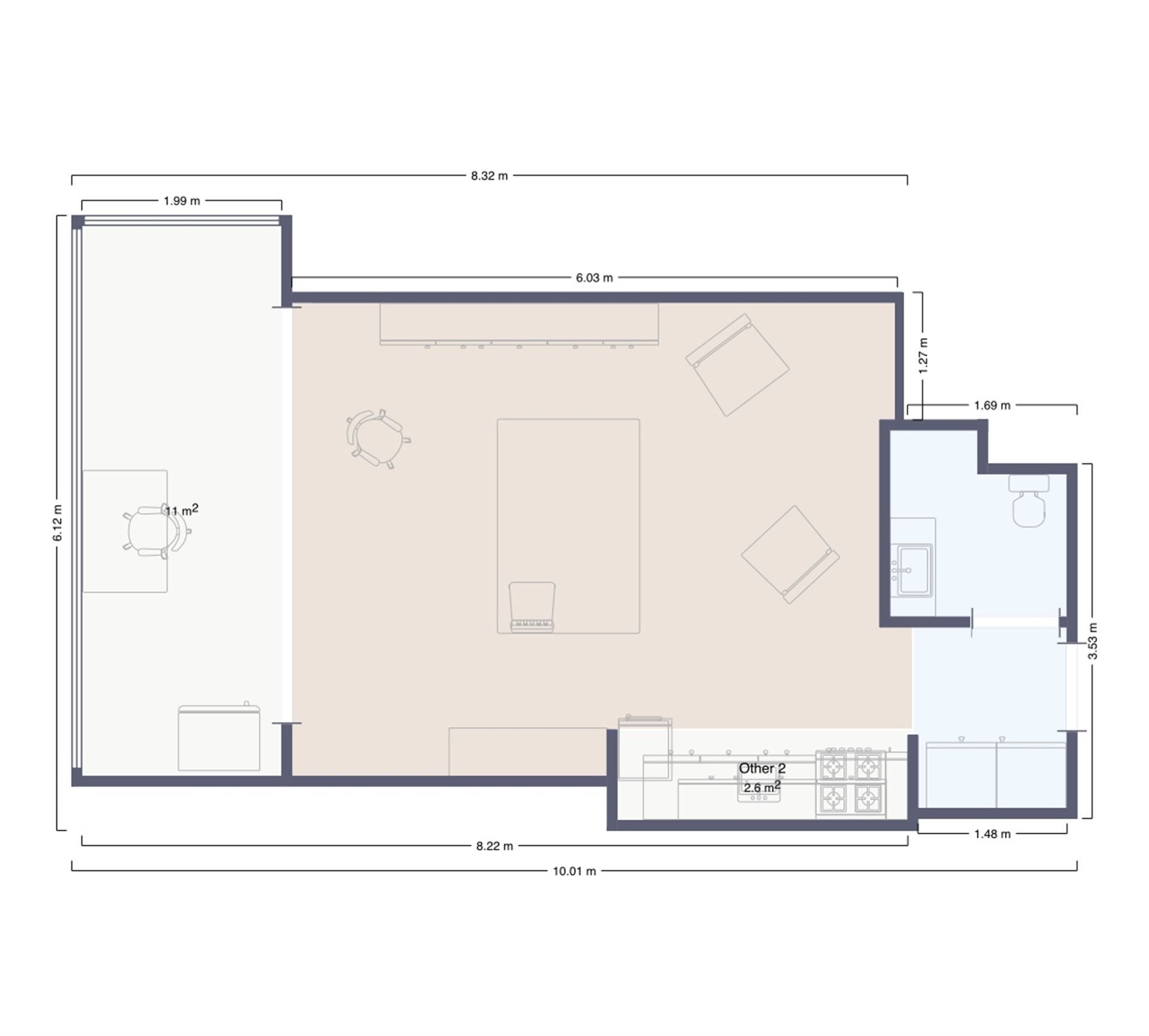 Nieuwbouwstudio met Overdekt Terras en Zicht op Schelde foto 9