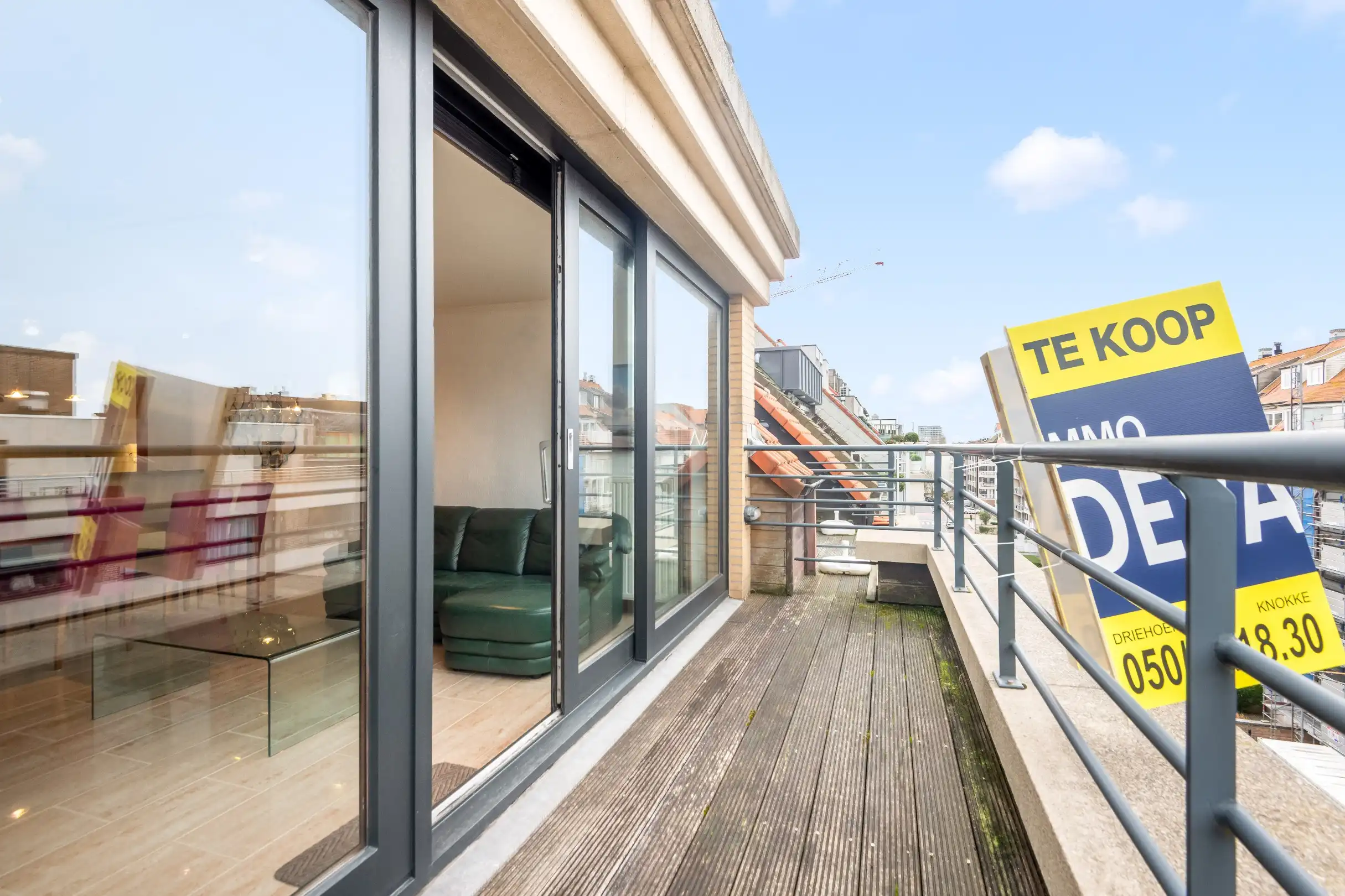 Duplexappartement met zuid-west oriëntatie gelegen vlakbij de Lippenslaan en de Zeedijk. Inpandige garagebox te koop foto 8