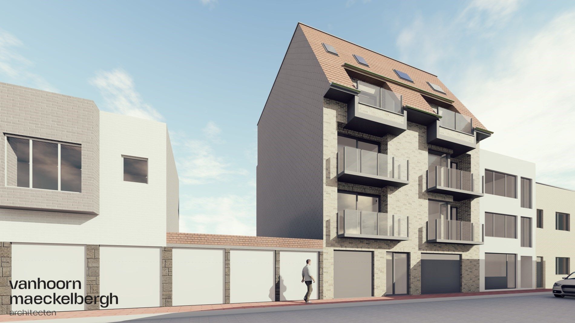 Kleinschalig nieuwbouwproject in het bruisende Bredene foto {{pictureIndex}}