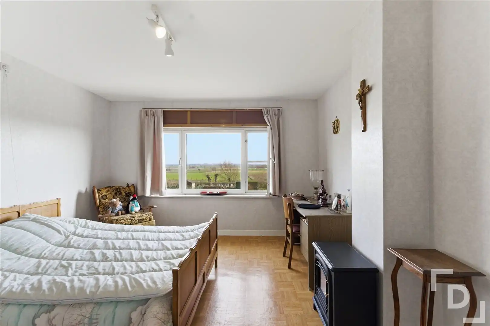 Te renoveren HOB met enorme tuin met landelijke verzichten te koop in Dikkebus foto 14