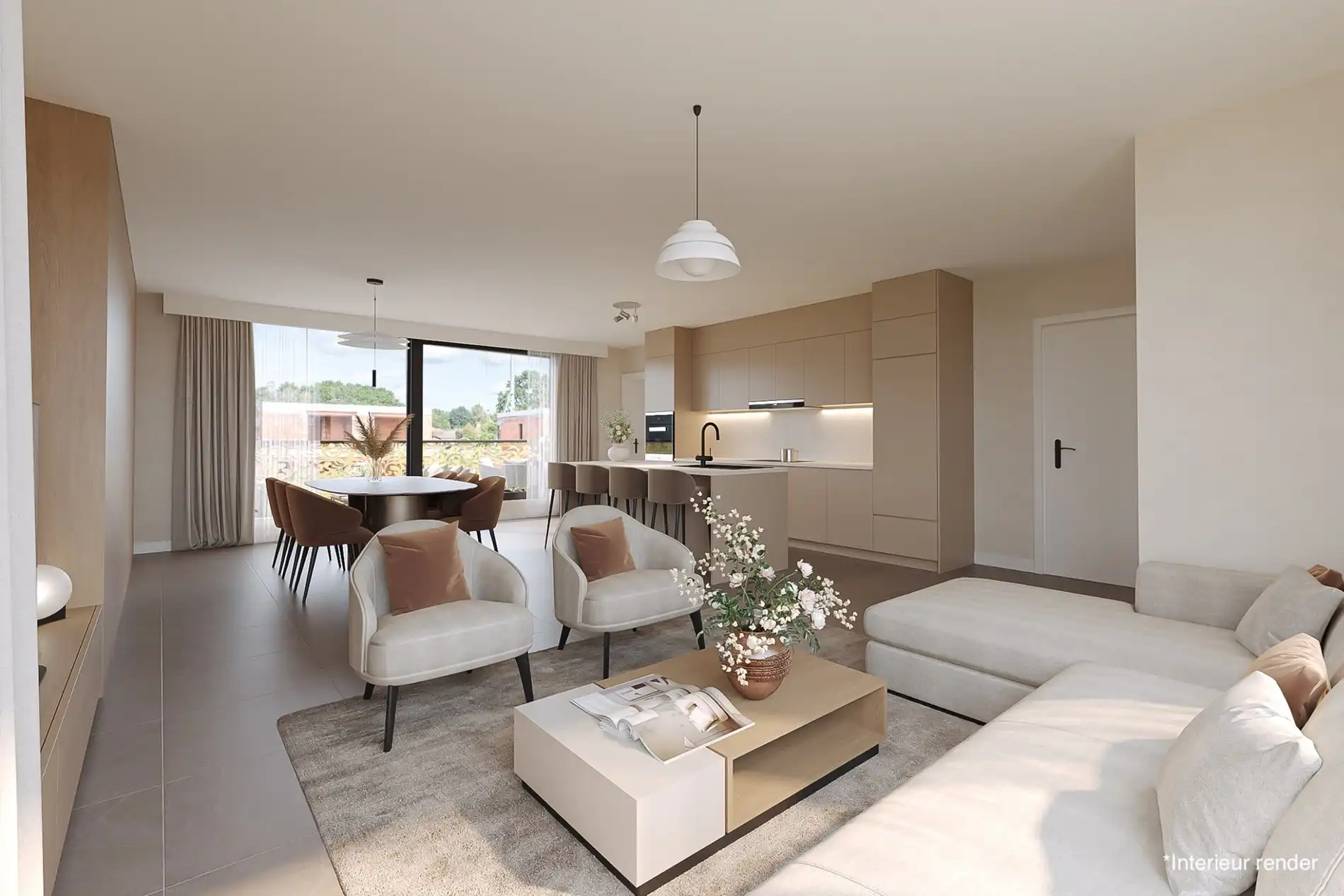 Knap 2-slaapkamer appartement met maar liefst 2 terrassen in Houthalen foto 4