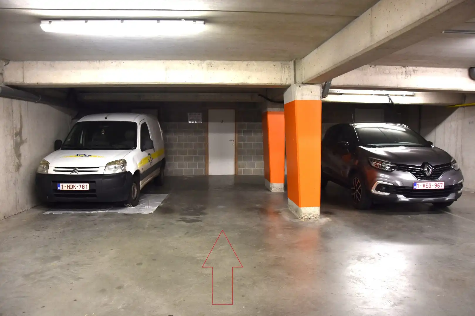 Parkeerplaats te huur Baron de Maerelaan 8 -/P3 - 8380 Zeebrugge