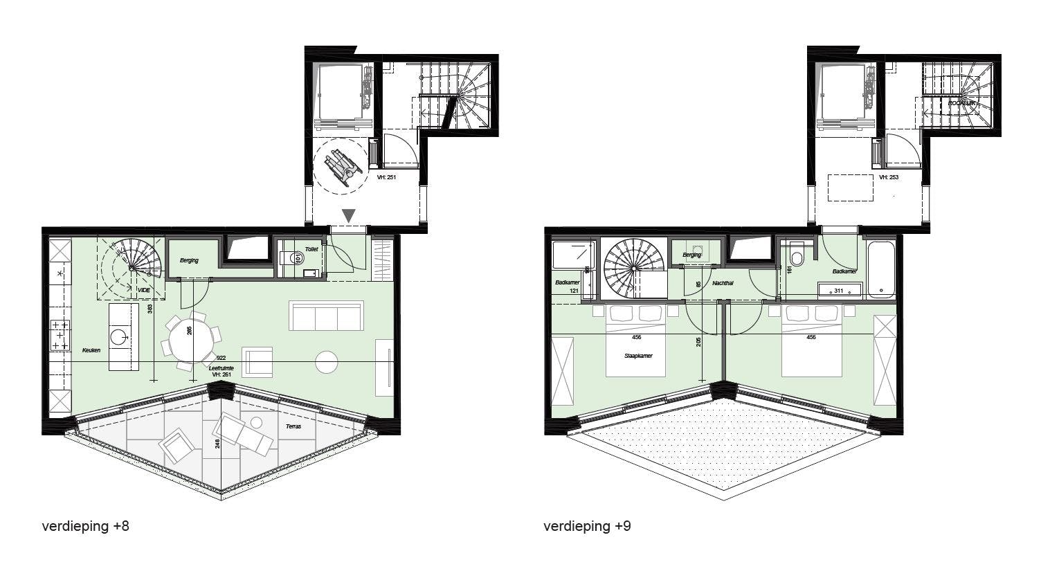 Luxe duplexpenthouse A0802 foto 10