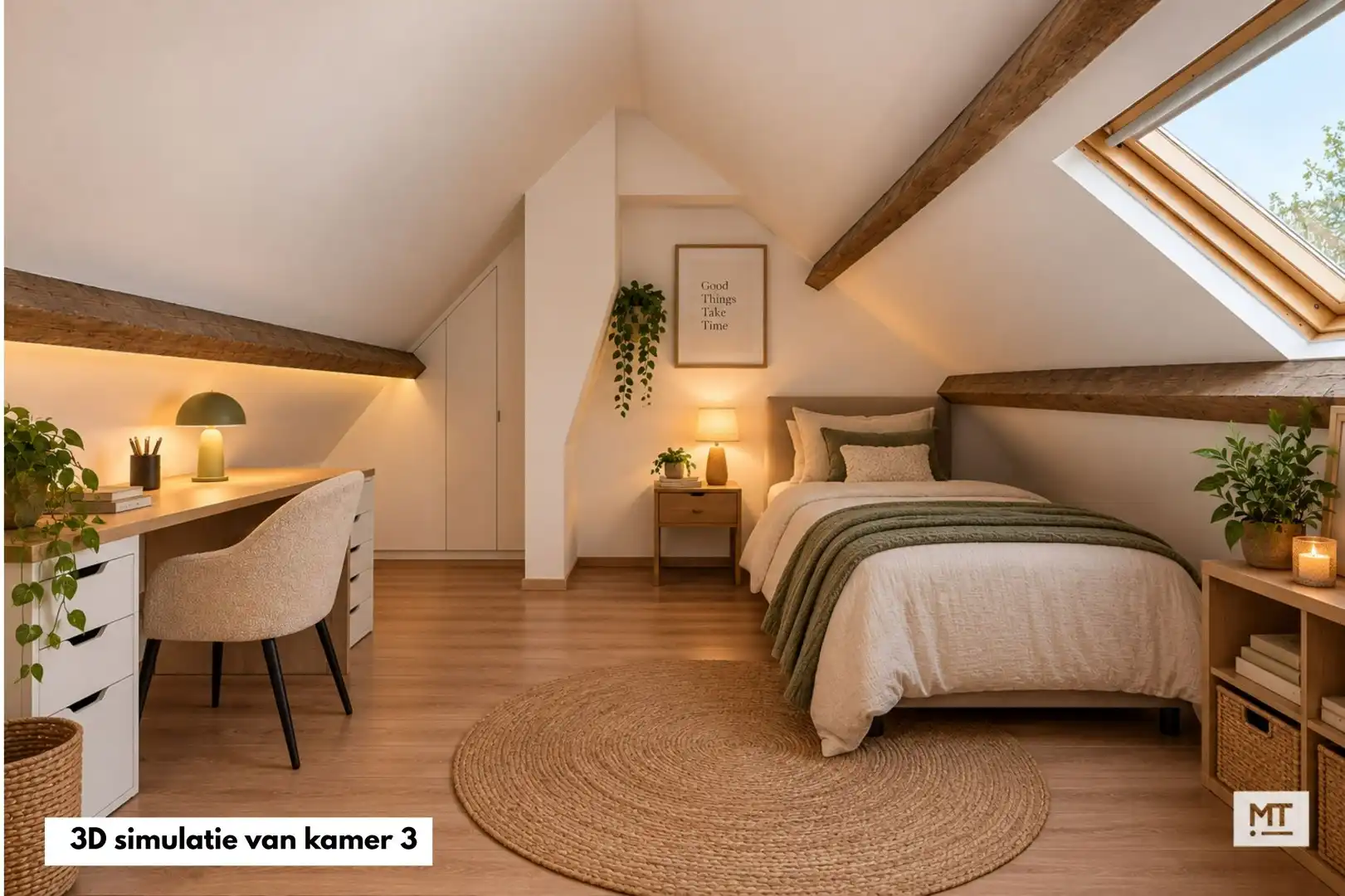 Verder af te werken woning met 3 slaapkamers, tuin, uitweg en dubbele garage in Oostnieuwkerke foto 18