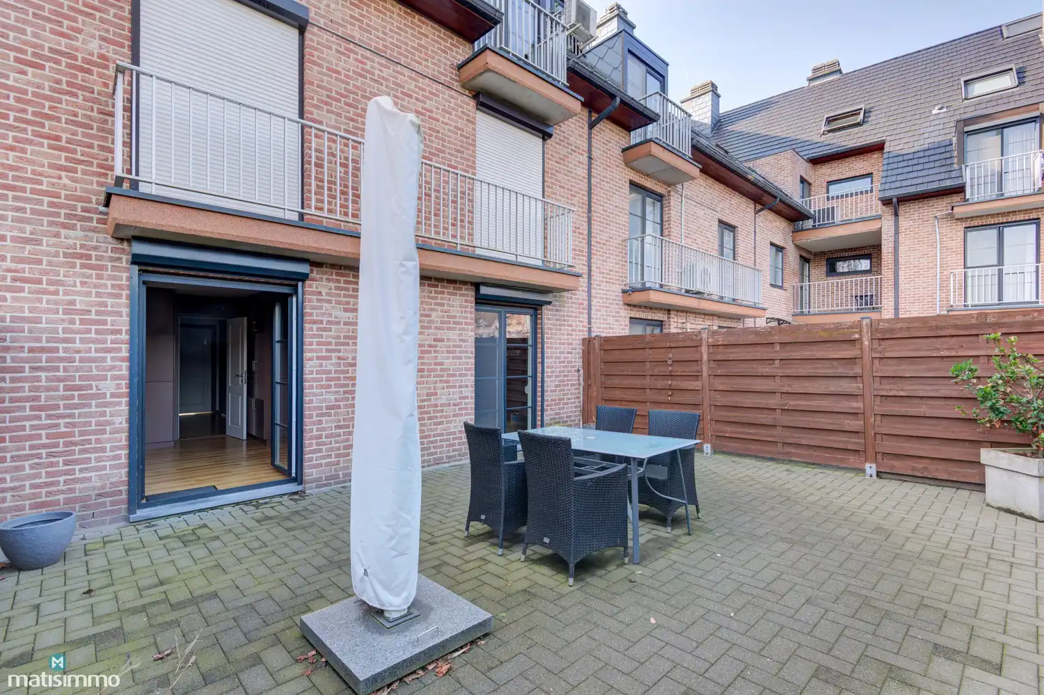 VERZORGD INSTAPKLAAR APPARTEMENT MET 2 SLAAPKAMERS EN RUIM TERRAS TE MUNSTERBILZEN foto 20