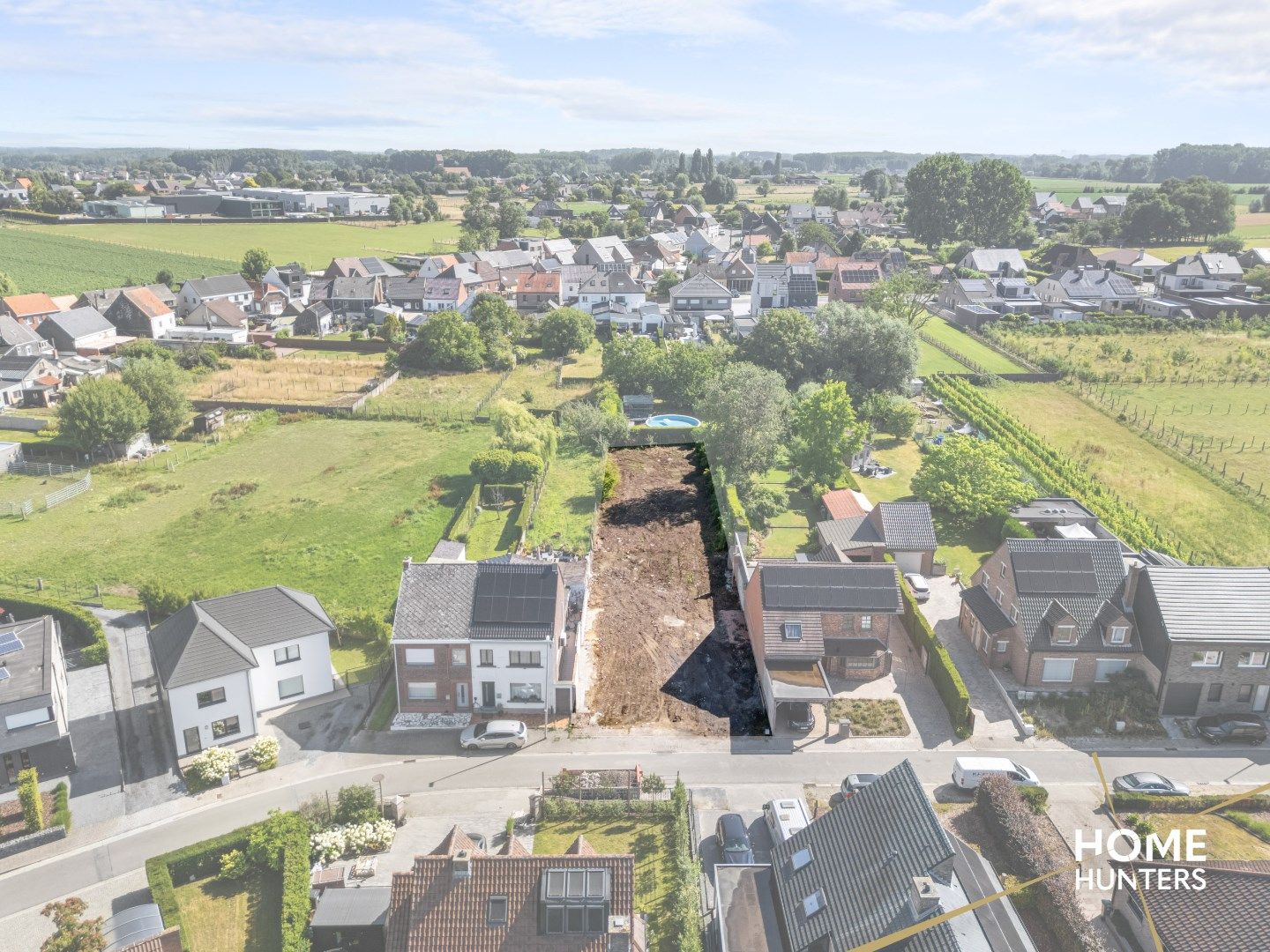 Bouwgrond in Sint-Lievens-Houtem 882 m² of 2x 441 m² foto 5