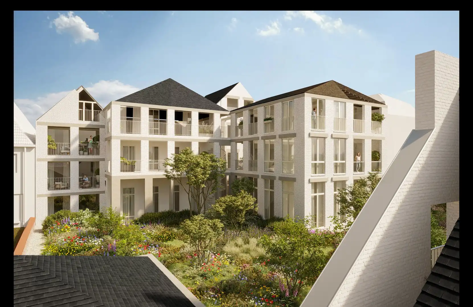 Charmant 2-slaapkamerappartement met zuidwestgericht terras en open zicht foto 6