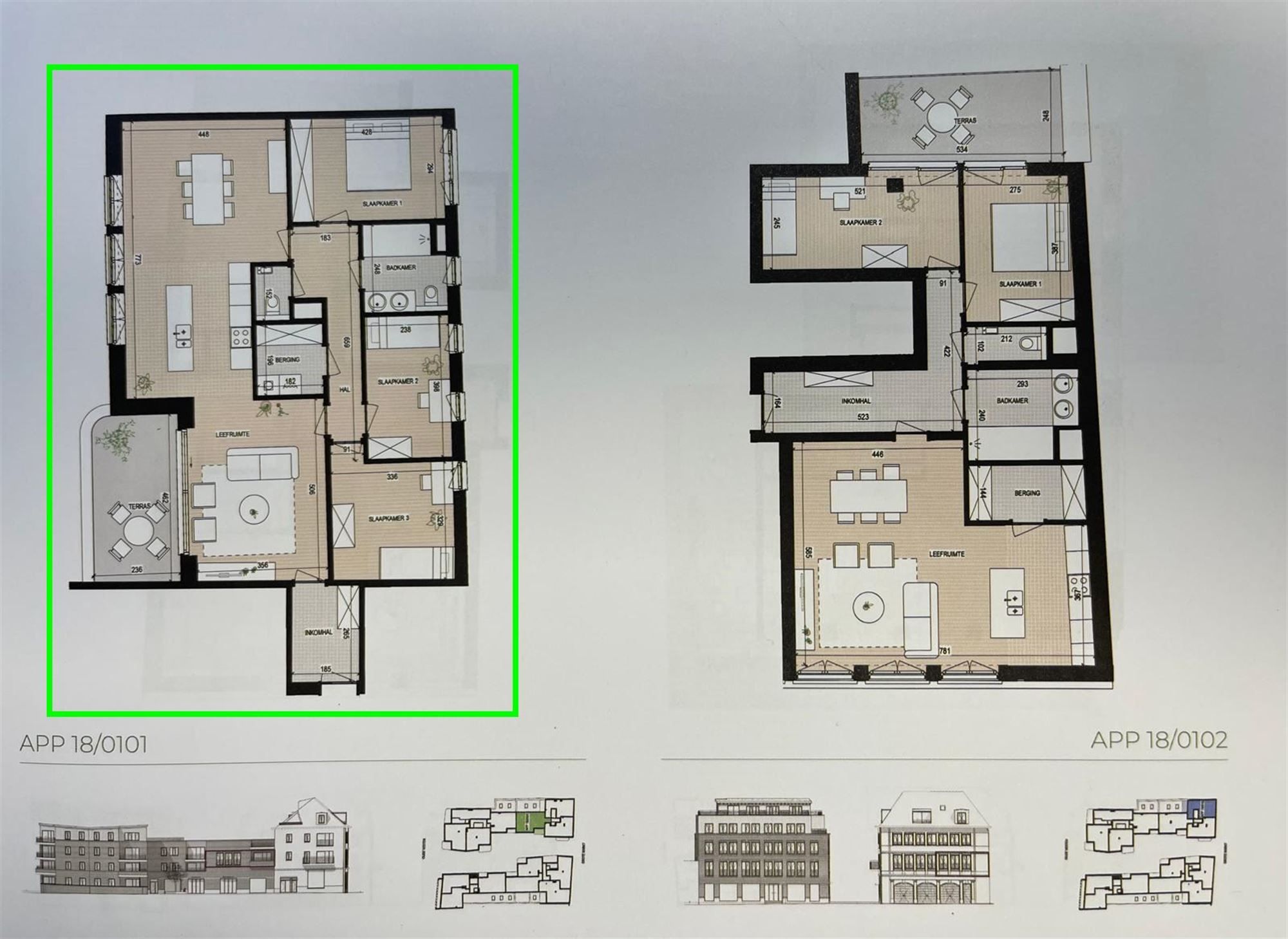 Appartement 3 Ka met terras, parking en kelder | 0475703619 foto 8