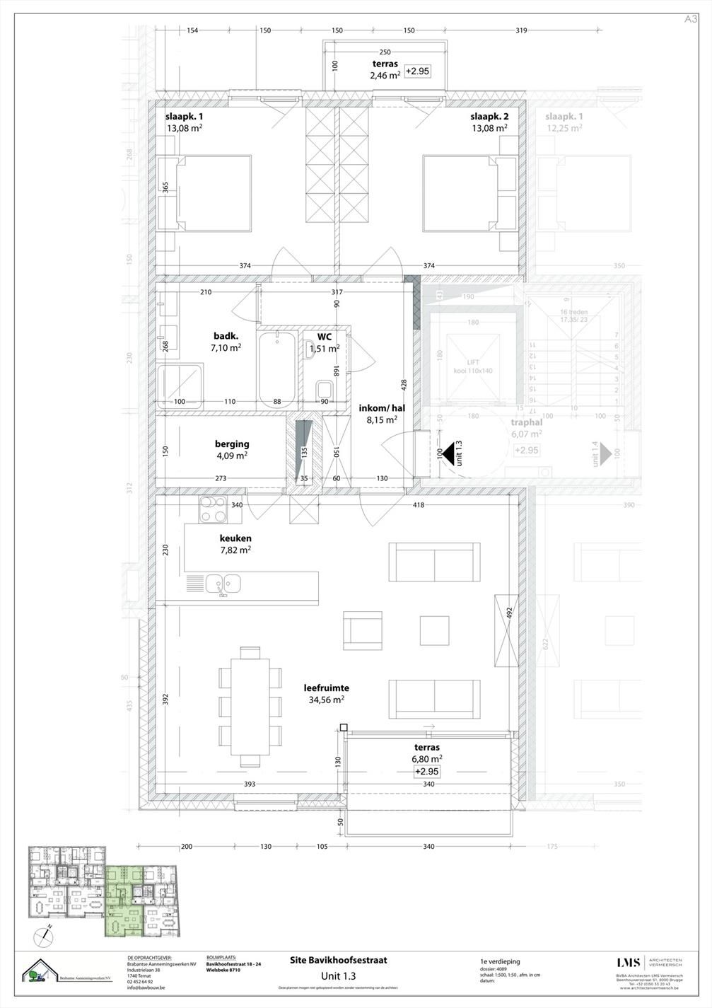 Nieuwbouwappartement in hartje Ooigem. foto 1